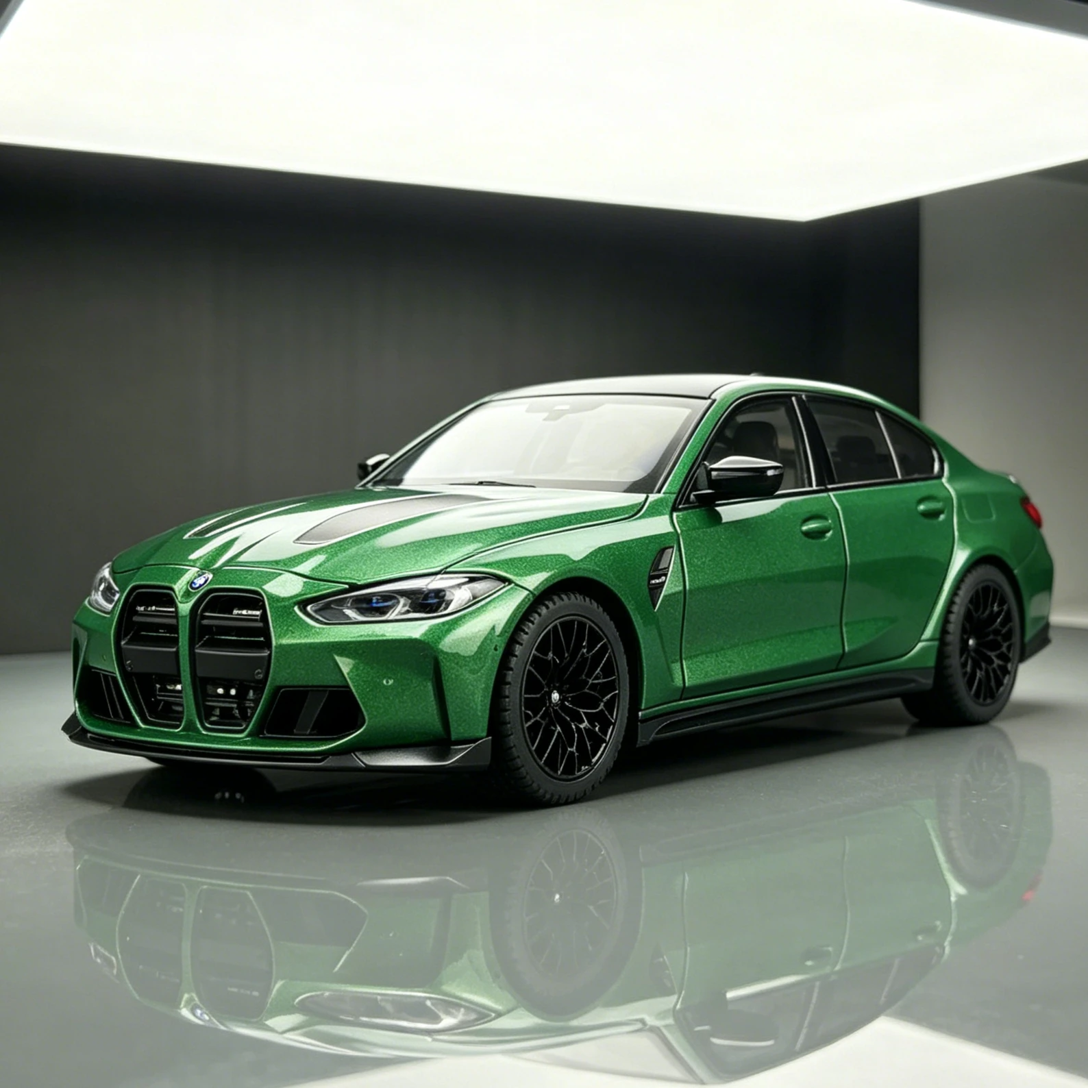 

1:18 BMW M3 Alloy Diecast Car Model Pull Back Toy with Light &Sound Drop Resistant Collectible Ideal Birthday Gift for Car Fans