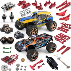 WLtoys RC Car Truck Red wszystkie metalowe części zamienne koła siedzenia opony amortyzatory Arm podwozie wzmocnienie dla 12402-A 104009