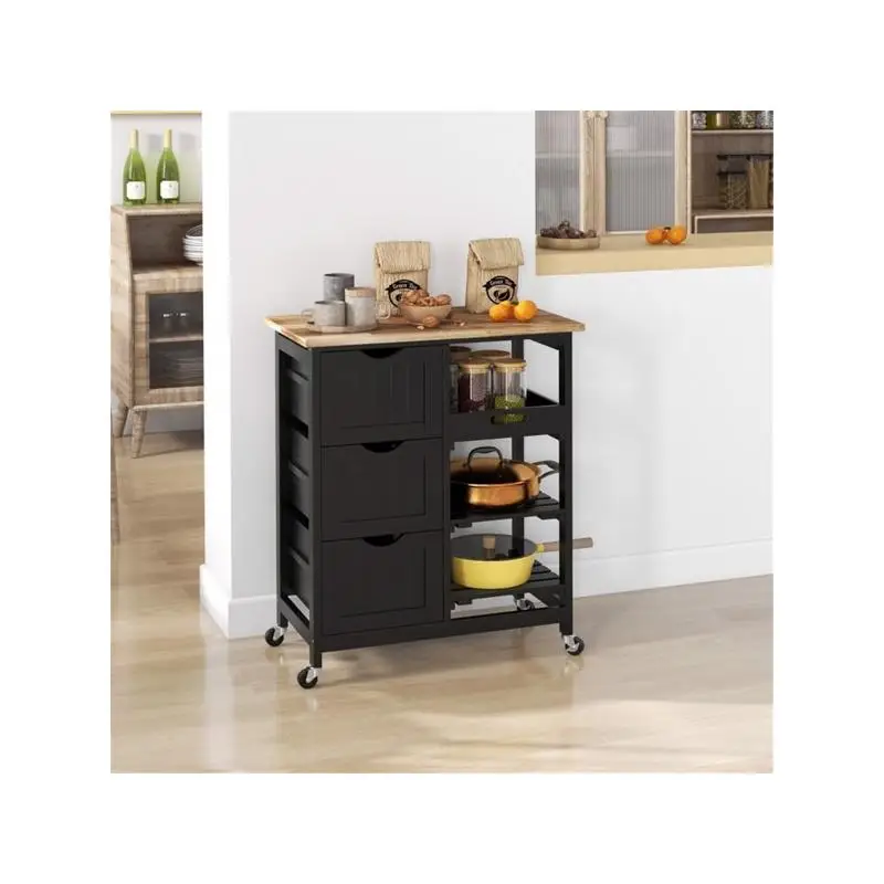 Versatile Kitchen Cart and Storage Cabinet for Organizing Kitchen Essentials