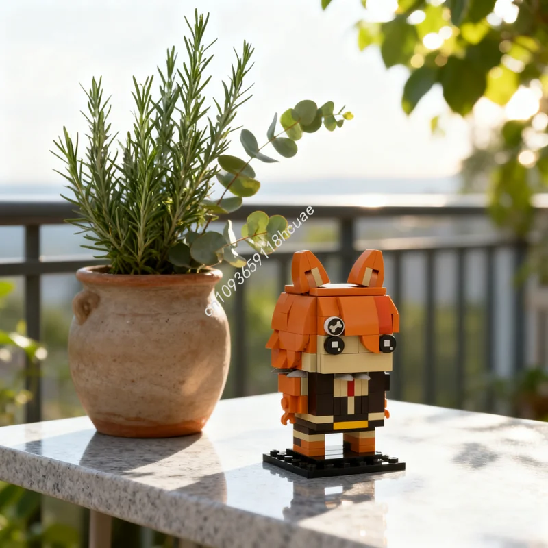 

164pcs MOC Buffpup Brickheadz Brickheadzed Model Building Blocks Toy Construction Christmas Gifts Idea Education Brick Birthday