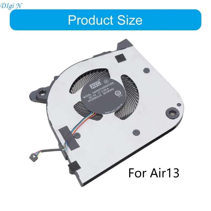 Ventola raffreddamento CPU per laptop per RedMiBook Air13 XMA2005-AJ AB DC5V 0,5A FITOL REALE R2LB R2LB