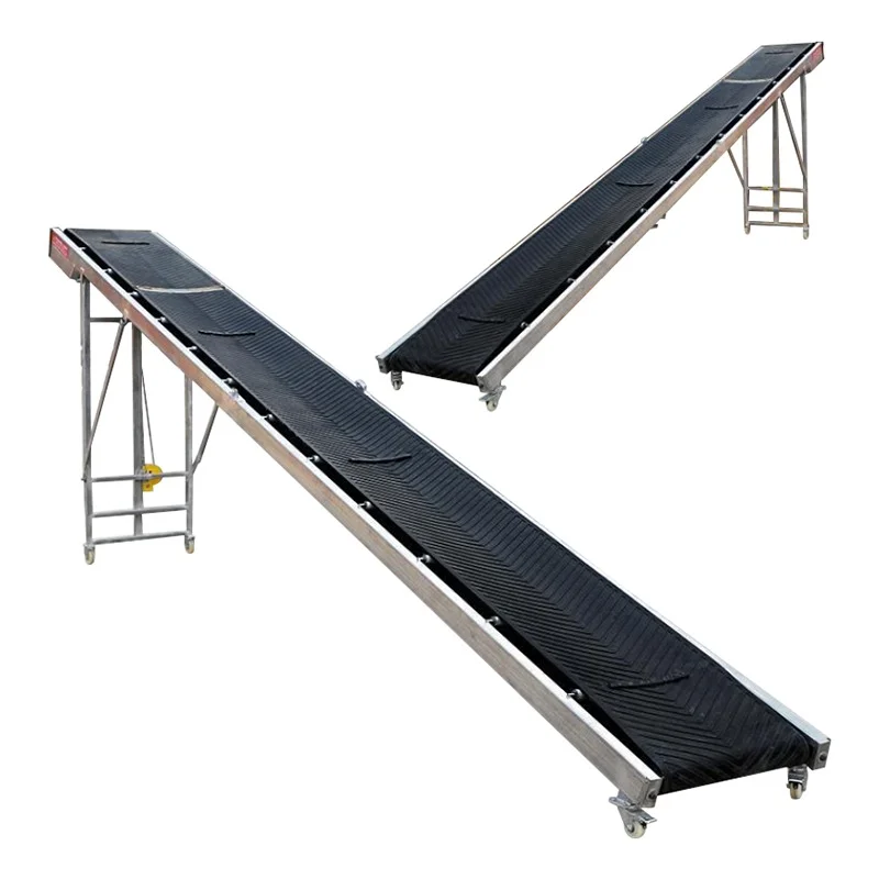 

Stair-style Conveyor Conveyor Anti-slip Folding Conveyor Belt Special Handling Tool for Factories Construction Sites Logistics