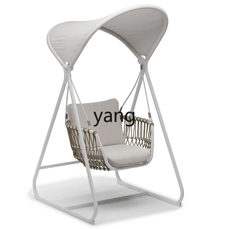 ZL Internet celebrity swing outdoor courtyard rattan chair outdoor adult hanging basket rocking chair double swing