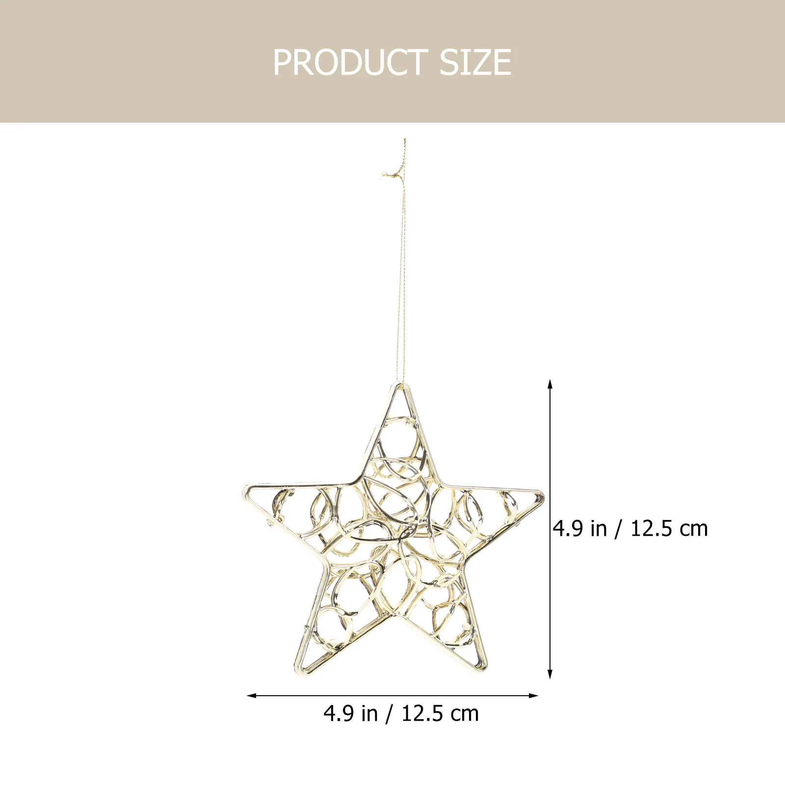 

6Pcs Christmas Tree Hanging Decorations Xmas Snowflakes Star Pendants Home Party Ornaments Christmas Tree Decoration
