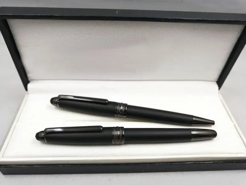 

Luxury163 Metal Ultra Black Clip Ballpoint Pen Roller Ball Pen