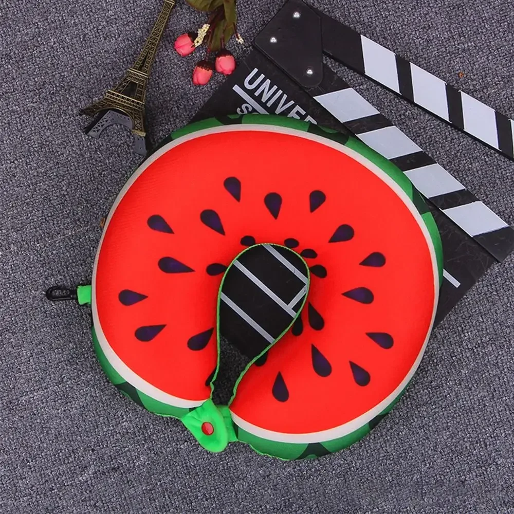 

U-shaped Travel Pillow Car Air Flight Office Memory Soft Neck Pillow Short Plush Cover Support Headrest Soft Nursing Cushion