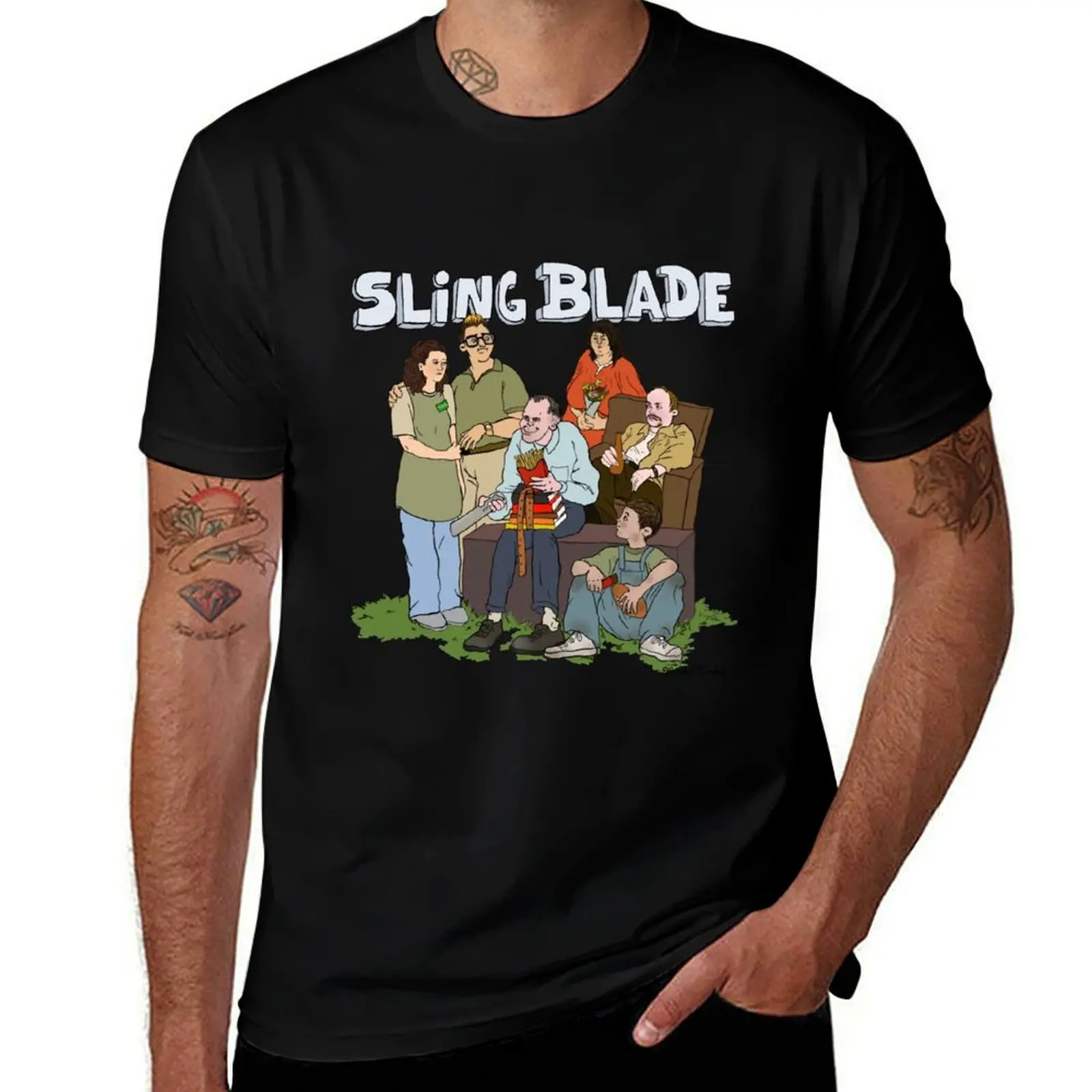 Sling Blade Movie T-Shirt Comfortable Daily Wear Tee T-Shirt