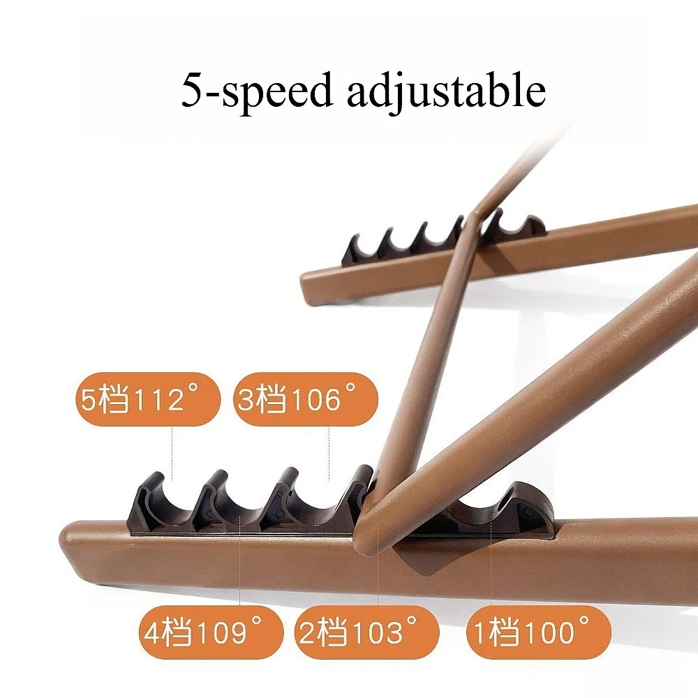 Folding Rattan Lounge Chair for Balcony Garden Outdoor Sunbathing Recliner