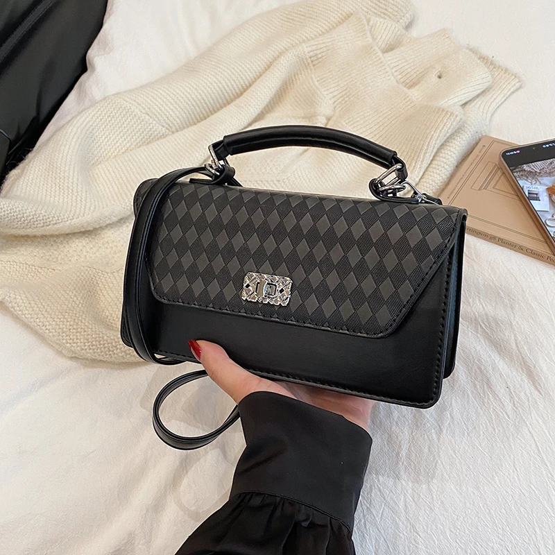 حقيبة يد جلدية عالية الجودة للسيدات حقائب كتف كروس للنساء ماركة فاخرة إكسسوارات عصرية مصممة شهيرة #3