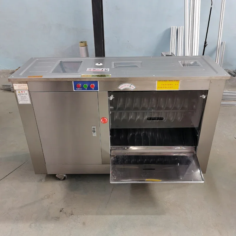 آلة قطع العجين التجارية الفولاذ المقاوم للصدأ آلة كعكة على البخار قابل للتعديل حجم آلة تقطيع العجين #2