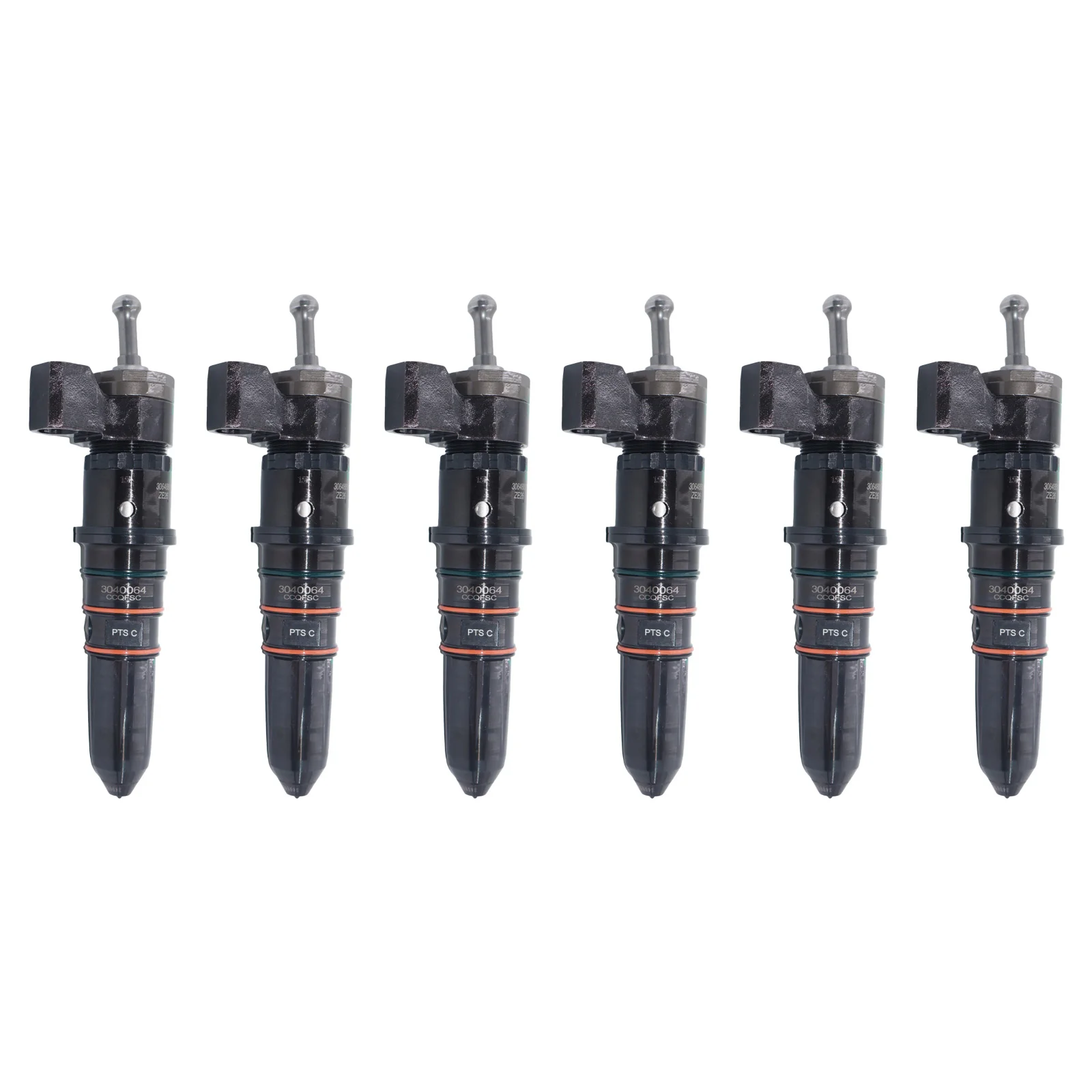 

6PCS Fuel Injector 3406604 Compatible for Cummins M11 QSM11 ISM11 Engine