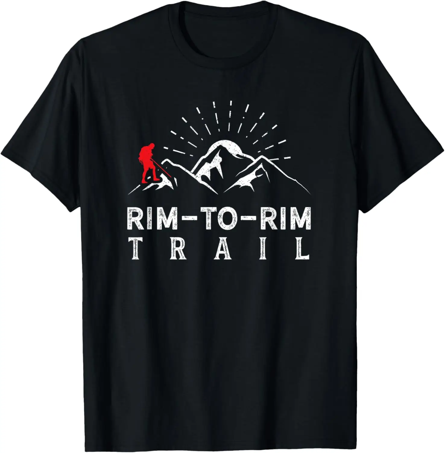 Cool Hike Rim-To-Rim Grand Canyon Hiking Trail Unique Hiker T-Shirt