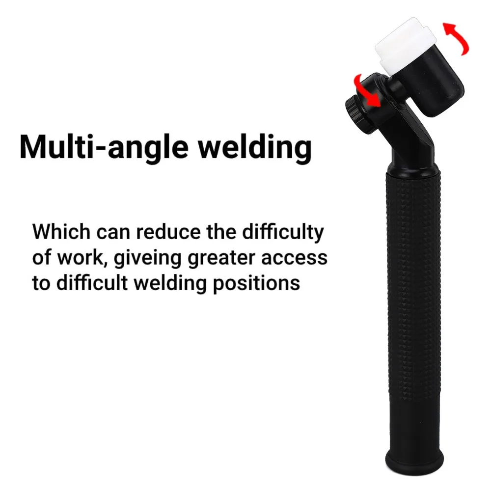360 Degree Rotation TIG Welding Torch Head Air Cooling Swivel Neck Rotating Torch Head Industrial Grade NR-26 Model