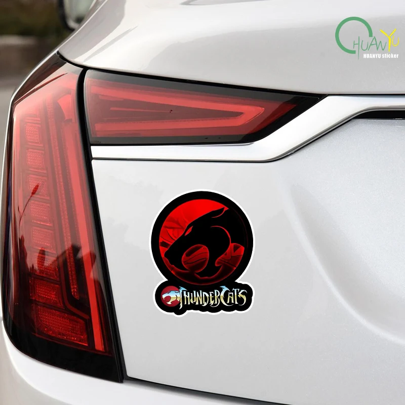 Car stickers personality car stickers thunder cat body bumper window motorcycle refrigerator pvc waterproof sunscreen 15 cm