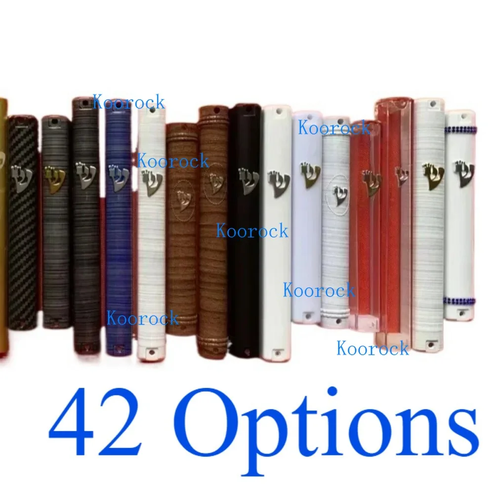 1pc Clear plastic Mezuzah for door,Jewish Holy Scroll of Gate Posts, mezuzot case, car mezuzah,Judaica holy product, kosher