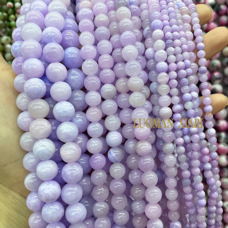 Natural Multicolor Persian Jade Stone Beads Loose Round Spacer Beads for Jewelry Making DIY Bracelet Accessories 15\'\' 6 -12MM