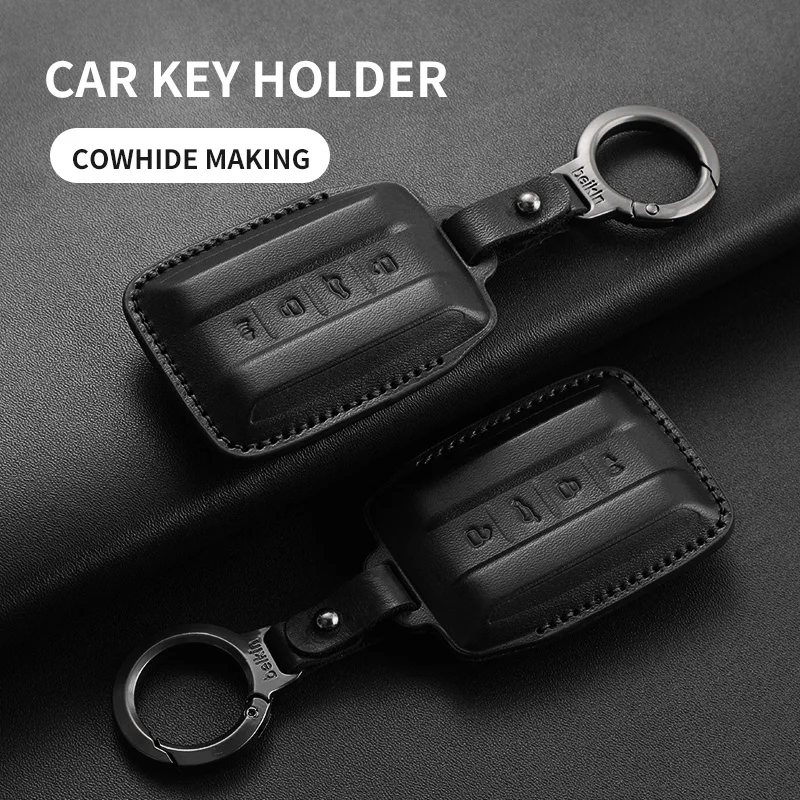

Leather Car Key Case Buckle Suitable for Great Wall Tank 300 500 700 Hi4t 400 Interior - Key Set for Vehicle