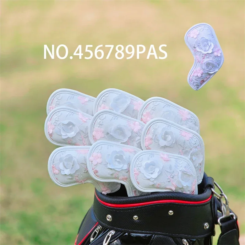 أكمام نادي الجولف للسيدات على شكل زهرة الجنية، أكمام قضيب، أكمام واقية، أكمام قبعة كروية، أكمام قضيب الدفع #6