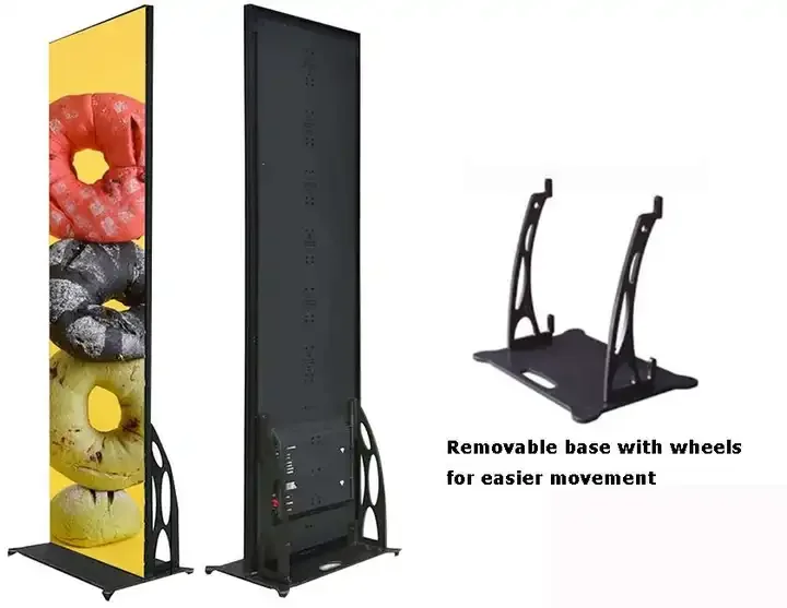 2.5mm WiFi Hanging Vertical LED Screen HD Digital Poster Event Display - view 4