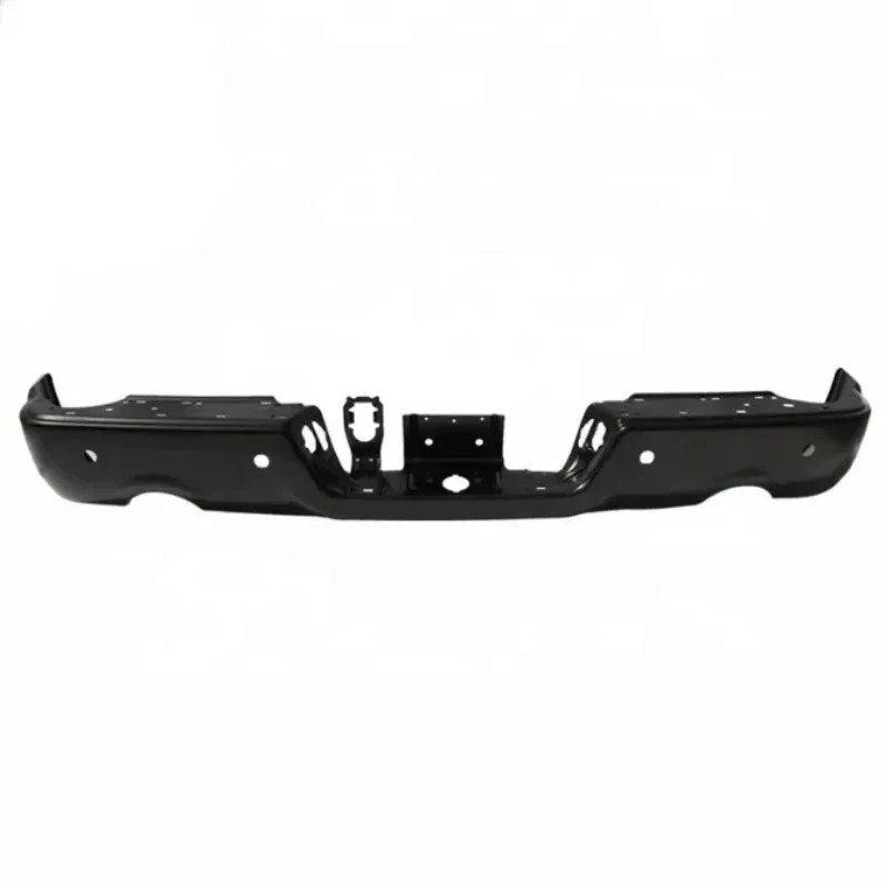 Black Steel Rear Bumper Assemb for 2009-2018 dodge ram1500 w/o hole w/o exhaust