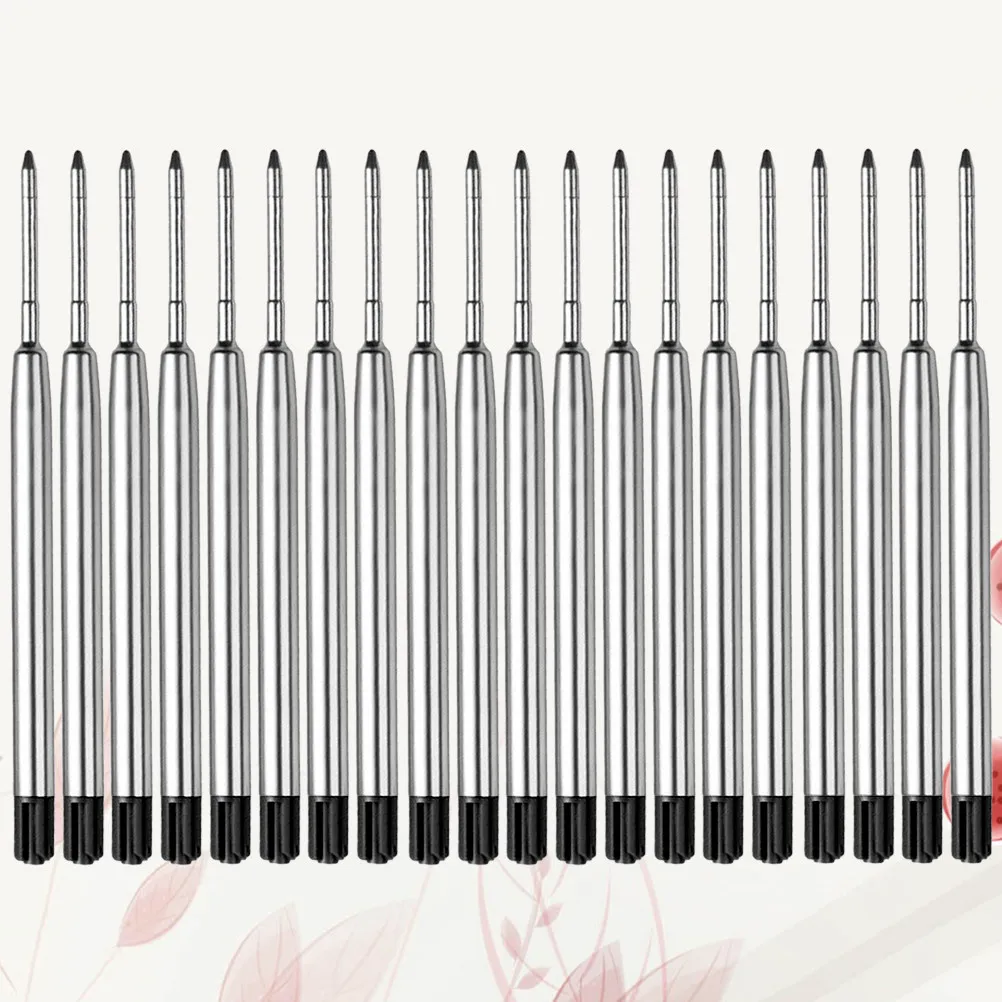 

20 шт. сменных стержней для гелевых ручек, тонкий наконечник 1 мм, плавное и свободное письмо, идеально подходят для учебы, офиса, художественных проектов, расходные материалы для гелевых ручек