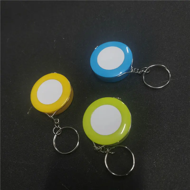 sublimation plastic soft ruler keychains heat transfer printing materials 30pcs/lot