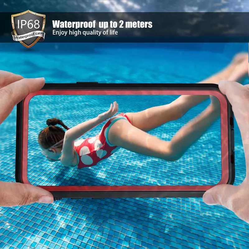 IP68 Waterproof Case for Coque iPhone 15 14 13 12 11 Pro Max Plus 12Pro X Xs Xr Diving Swim Back Cover 360 Protect iPhone12 Mini