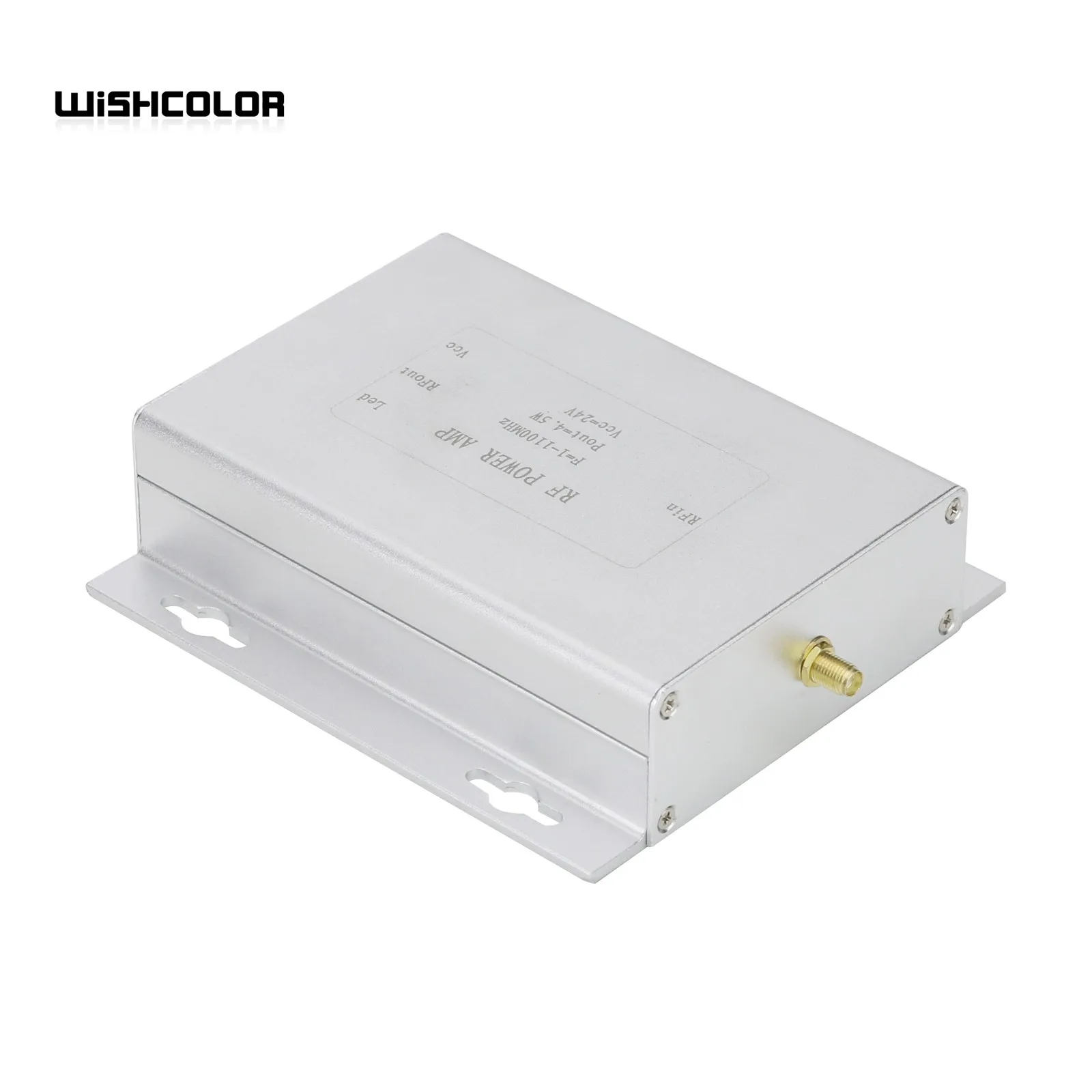 Wishcolor 1 - 1100MHz 4.5W 24V 36.5dBm RF Power Amplifier with SMA Female Connector High Quality RF Accessory