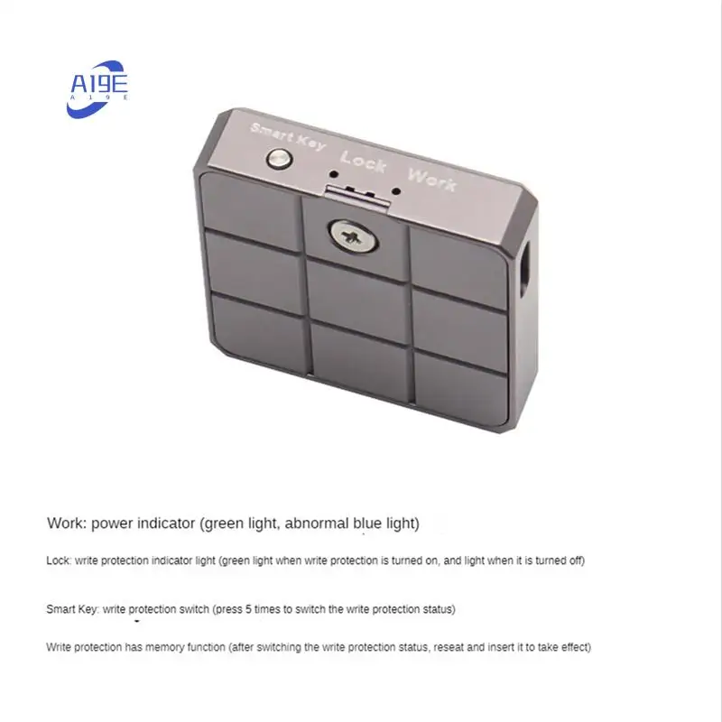 

A19E-2X M2 SSD Case M.2 NVME 2230 SSD Enclosure, USB 3.2 10Gbps To NVME M-Key External Solid State Drive Case
