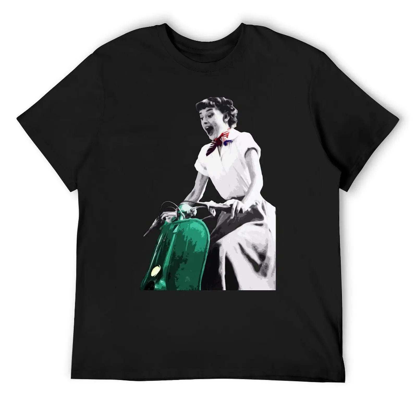 

Audrey Hepburn Roman Holiday T-Shirt korean fashion plain affliction shirts mens graphic t-shirts hip hop