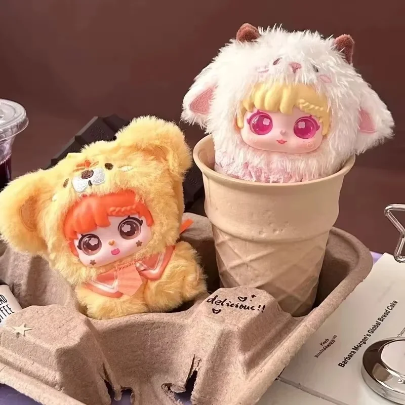 Sanmi Kawaii Kotak Buta Mewah Tas Beraroma Mainan Jimat Seri Kotak Buta Wajah Vinil Trendi Mainan Lembut Koleksi Hadiah Teman Baru