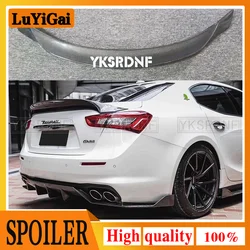 For Maserati Ghibli 3.0T S Q4 2014 2015 2016 Car Styling Carbon Fiber / FRP Rear Spoiler Trunk Wing