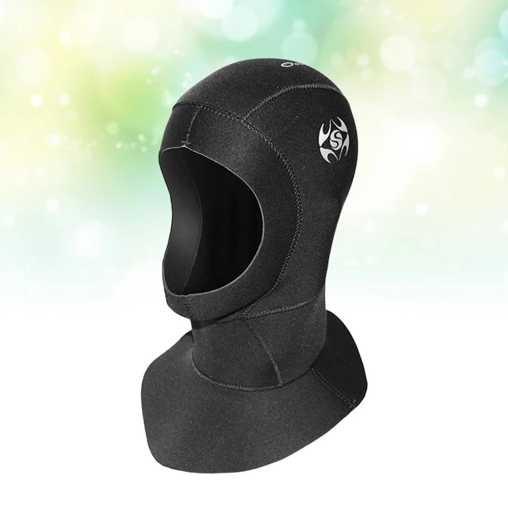 

3Mm Neoprene Diving Hood Waterproof Warm Snorkeling Swimming Hood Scuba Diving Surfing Cap Vent Holes Durable Wetsuit Accessory