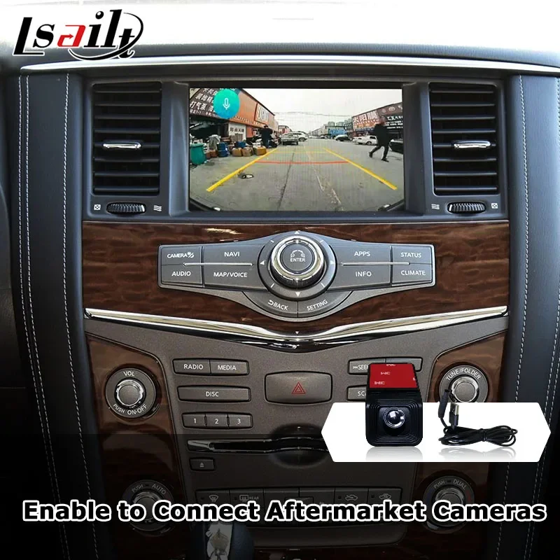 Lsailt Wireless Car Play Interfaccia Android automatica per Nissan Patrol 2020-Presente versione australiana... con collegamento a specchio, navigazione