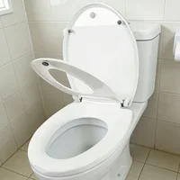 Tapa de Inodoro para Entrenamiento de Niños, Material PP, Doble Capa, Cierre Lento, Anti-Caídas, Ideal para Viajes, Productos para el Hogar para Adultos y Niños