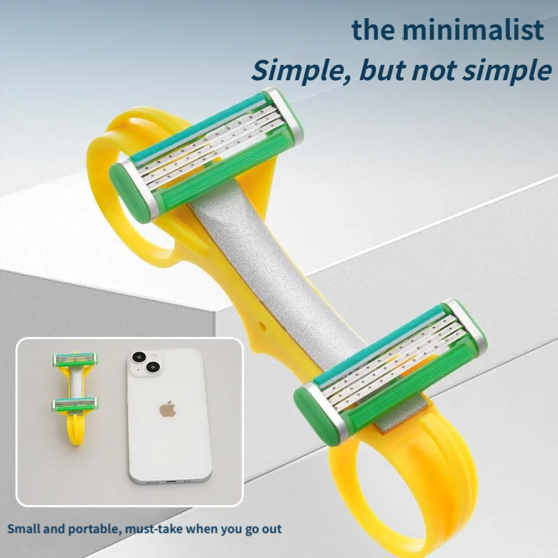 ماكينة قص شعر الرأس الأصلع السريعة - أداة العناية بالشعر المنزلية الإبداعية للرجال، جهاز حلاقة الرأس الأصلع المحمول