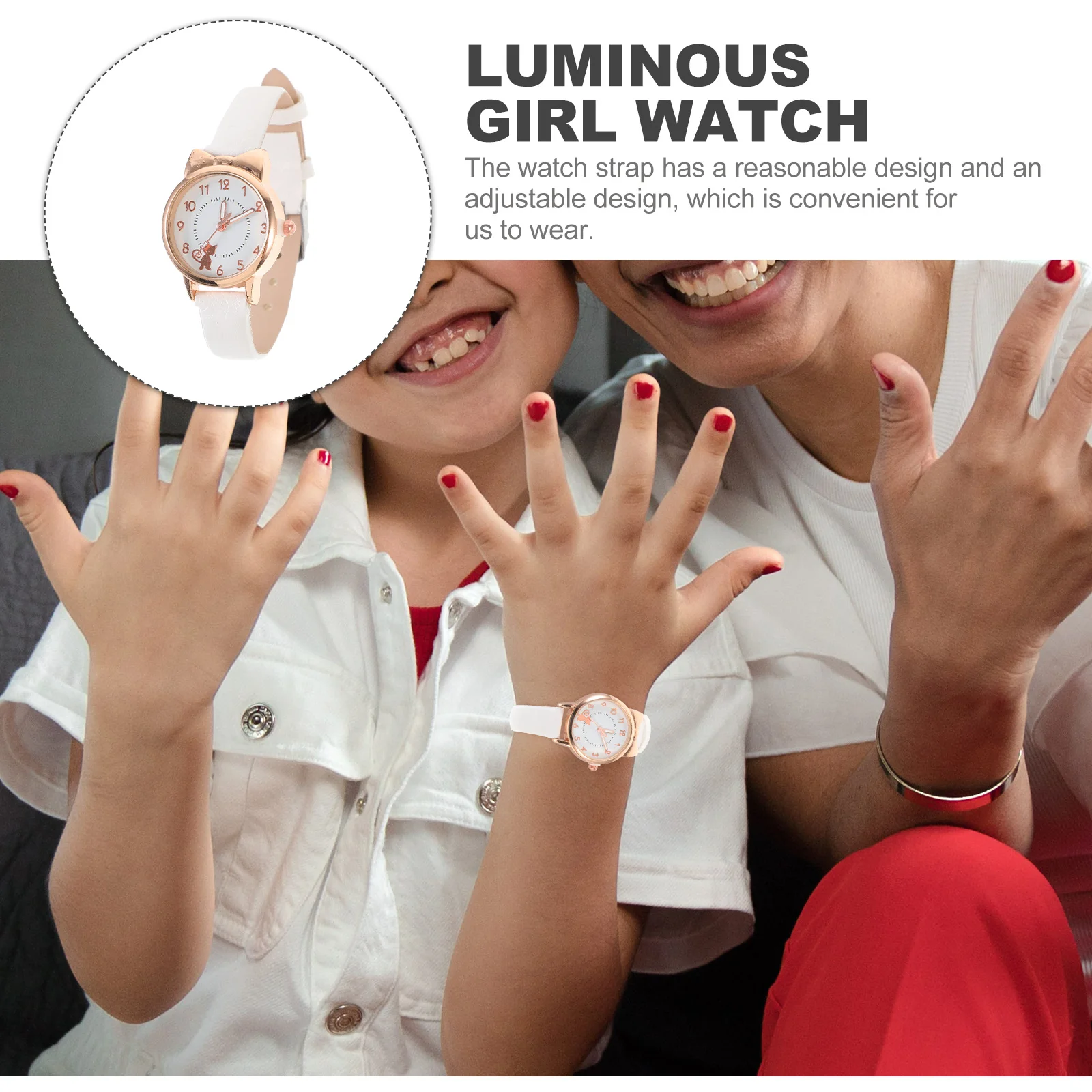 Lovely Luminous Watch for High Quality Materials Fashionable Design Perfect Holiday Gift Quartz Watch
