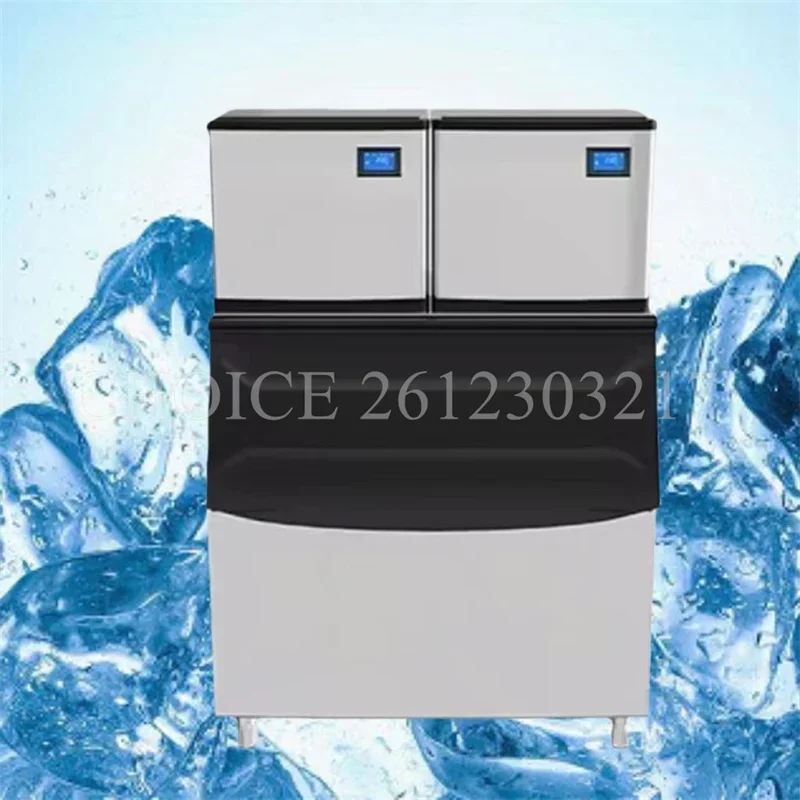 Commercial 1000kg Cube Ice Making Machines Coffee KTV Restaurant Ice Machine Automatic Large Capacity Ice Cube Making Machine