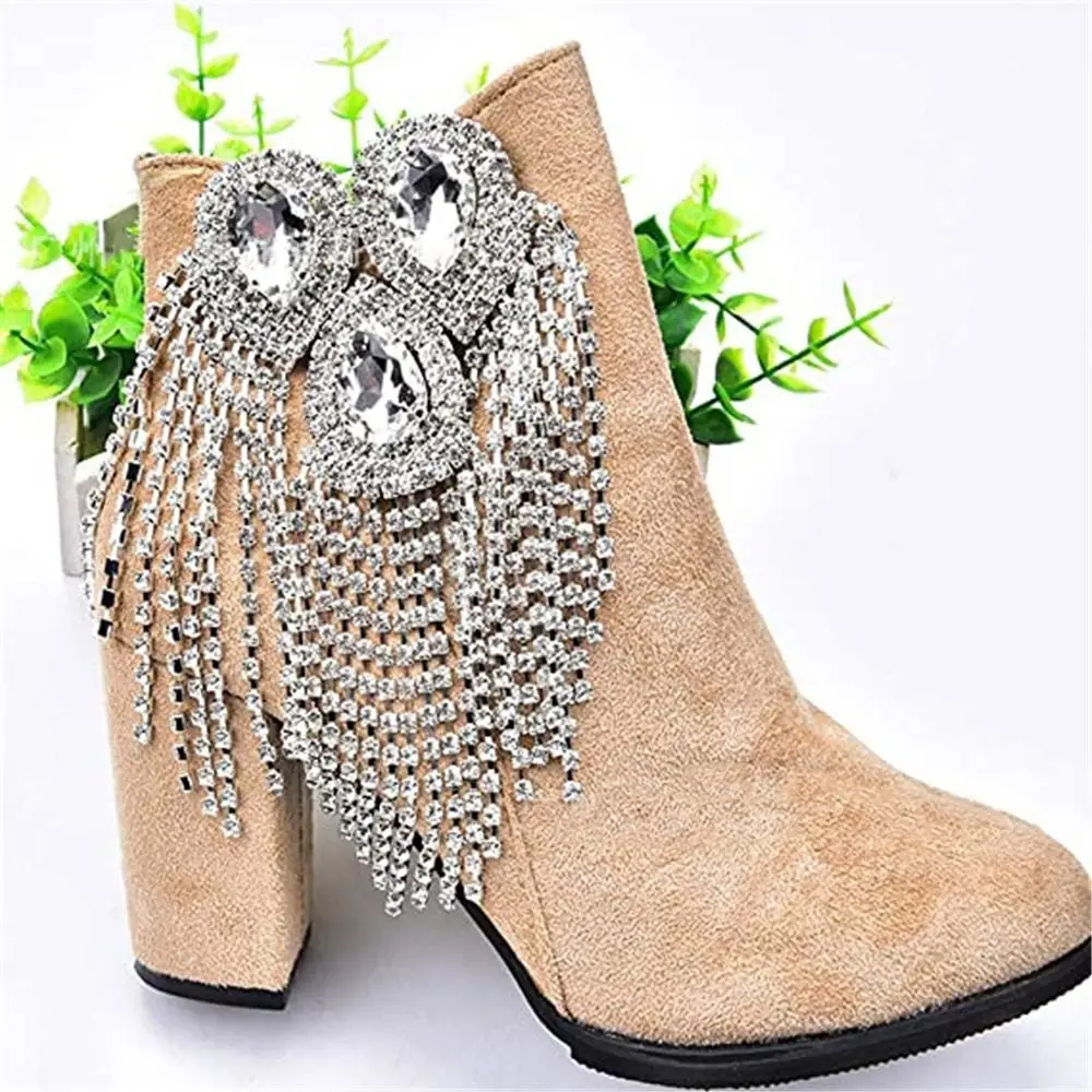 เข็มกลัดโซ่ยาวประดับพลอยเทียมลูกปัดเข็มสำหรับเสื้อผ้าผู้ชายและผู้หญิง