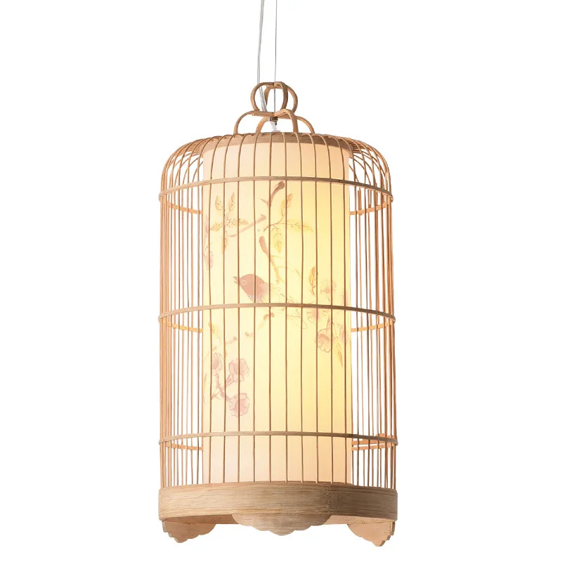 

Tea room, bird cage, retro, creative, zen, hotel, chandelier, new Chinese style