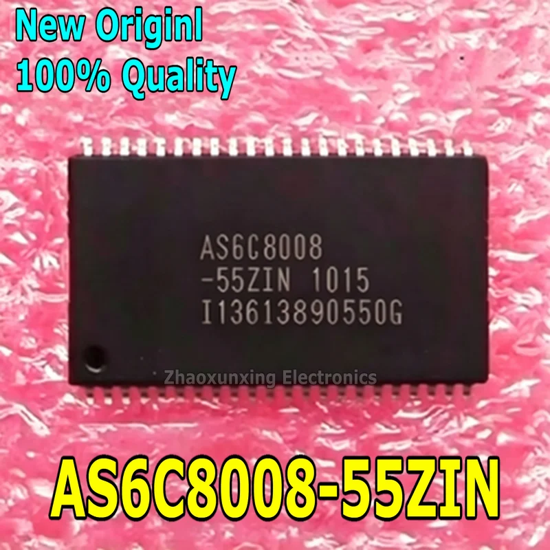 2~5PCS   New  AS6C8008-55ZIN  AS6C8008  TSOP-44 memory chip