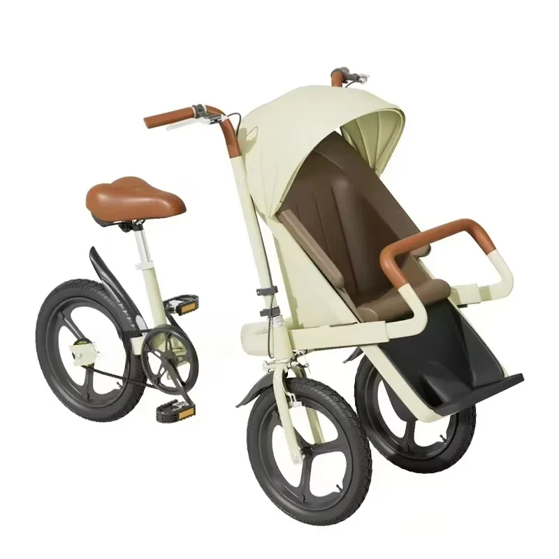 Factory delivery cheap high-quality tricycle parent-child special bicycle Outdoor bicycle can sit two people