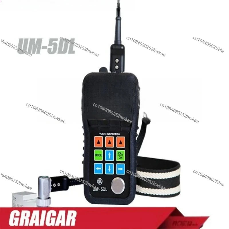 New UM-5D Ultrasonic Thickness Gauge Through Paint & Coatings A&B Scan Color Screen Thickness Tester