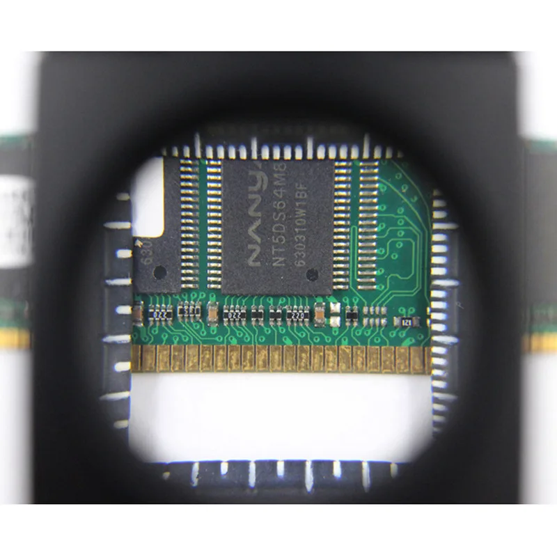 10X 28mm lupa biurkowy wspornik LED światło kalibracja z tworzywa sztucznego przenośna tkanina szkło powiększające gołębie oko wątek lupa o gęstości