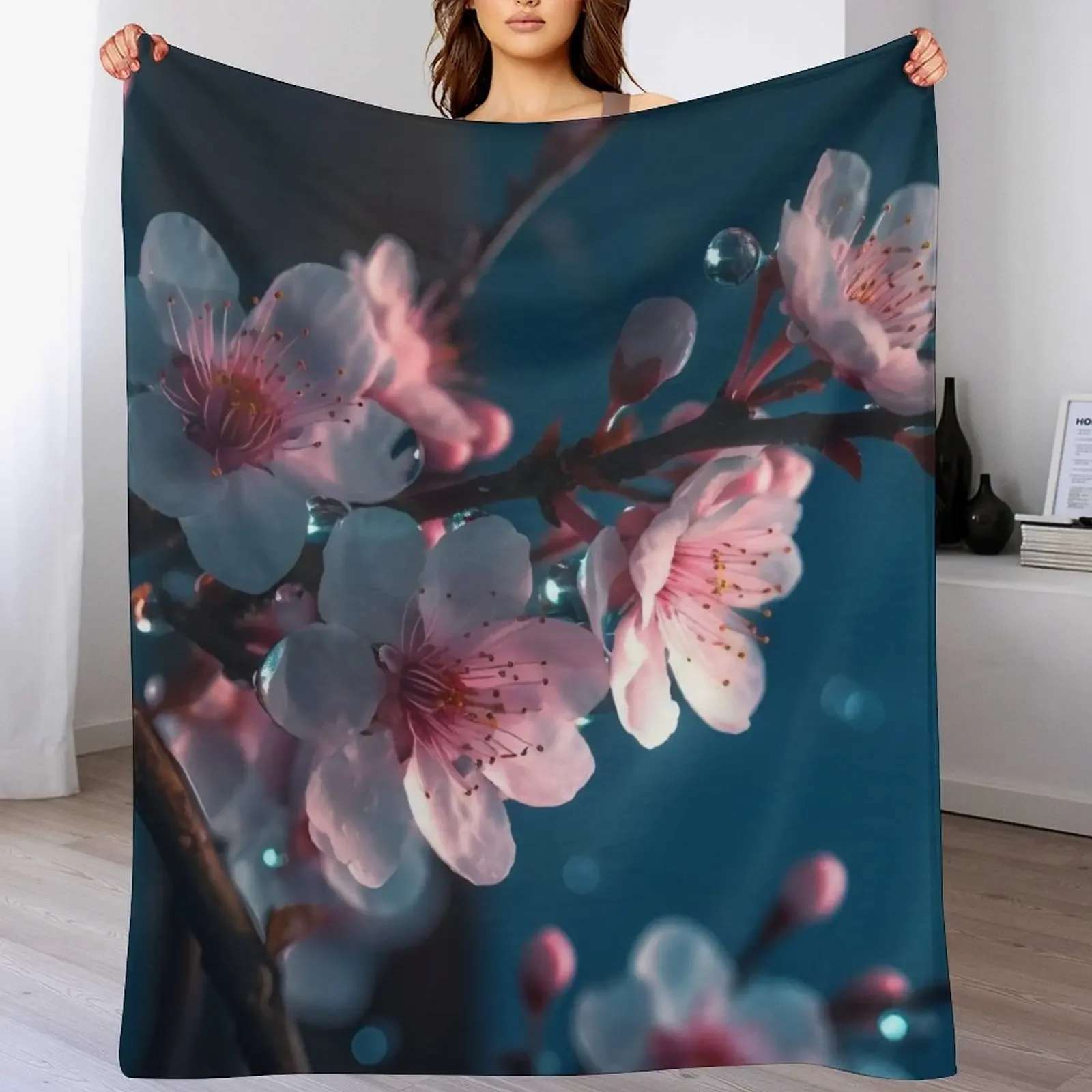

Sakura Flower #1 Throw Blanket blankets ands Travel Blankets For Baby Designers Blankets