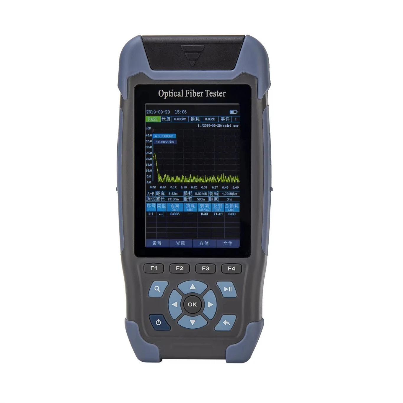 Factory Price Mini OTDR Optical Fiber Tester 1310/1550nm OTDR Optical Time Domain Reflectometer 500m-60km 22 Db VFL-10KM NK3200D