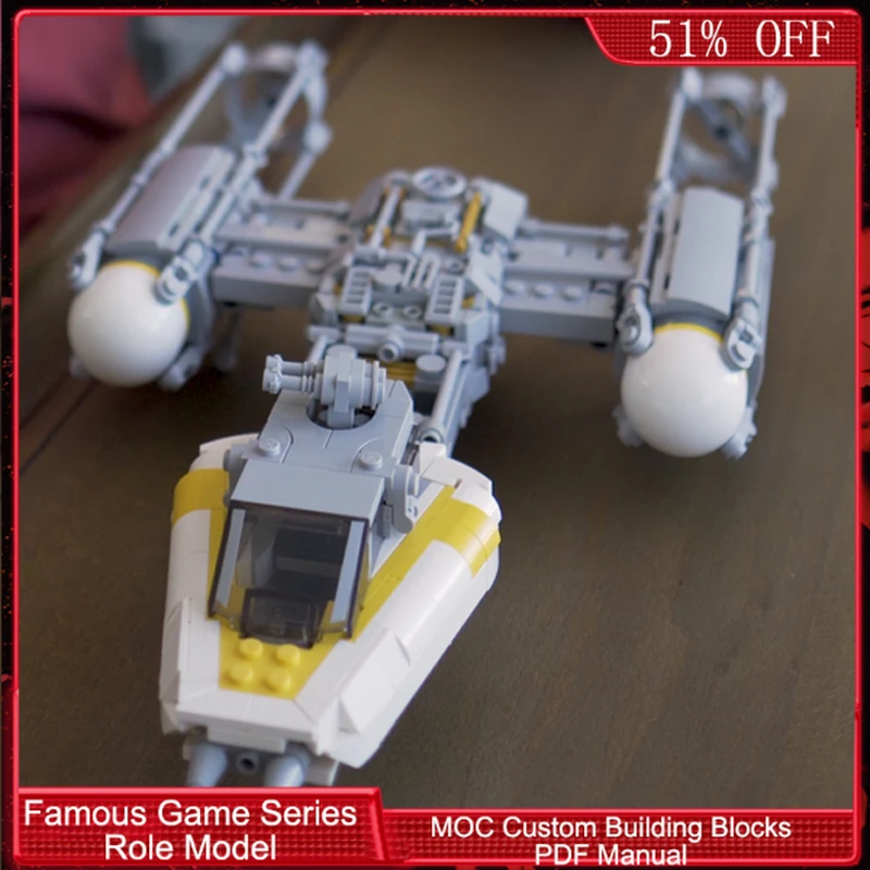 

781 деталь: Модульная сборная модель самолета-бомбардировщика/истребителя MOC, простая технология, развивающая игрушка для самостоятельной сборки, подарок на праздник