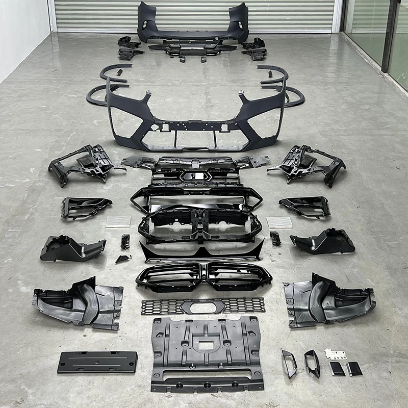 

Popular Hot Sale Newest Car Body Kit with Front and Rear Bumper with Grille Side Skirt for X5 G05/G18 2023 Modified to X5M