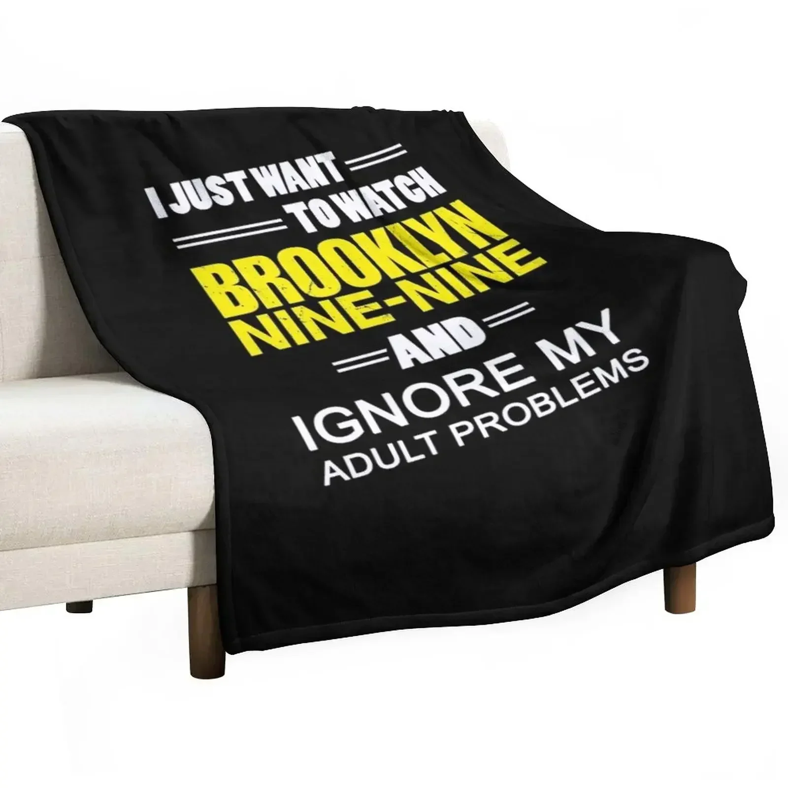 Ignore My Adult Problems.. Throw Blanket Blankets For Bed Custom christmas gifts Fashion Sofas Blankets