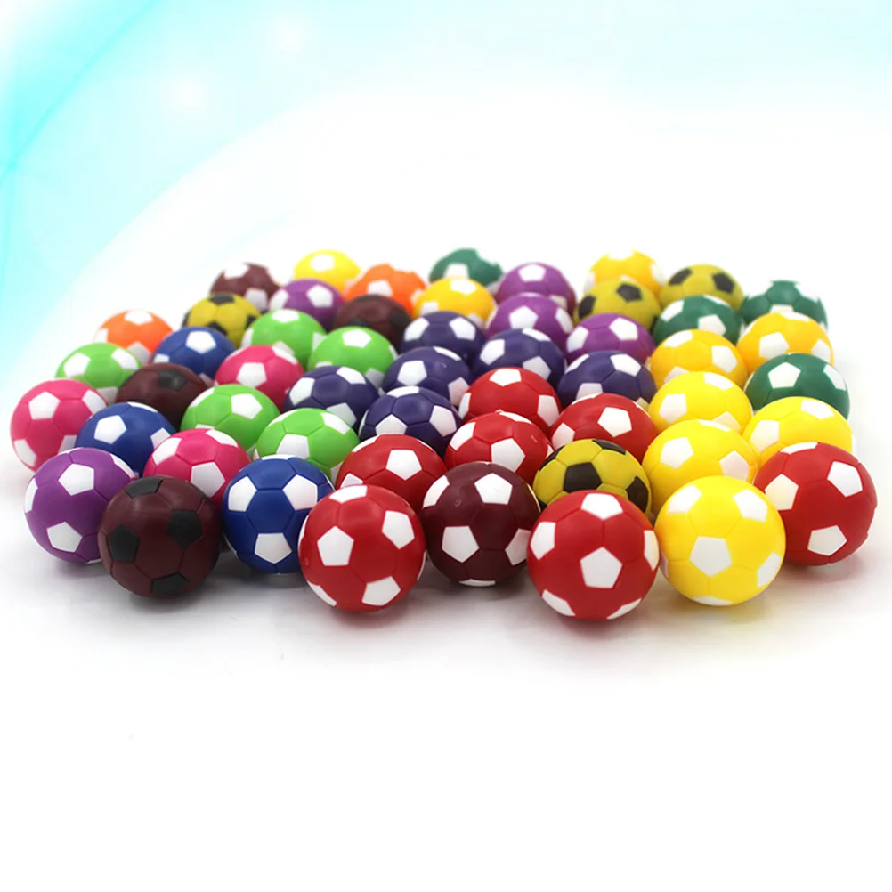 

10pcs 36MM Table Soccer Kids Footballs Replacements Mini Soccer Balls (Assorted Color) table soccers kids table footballs